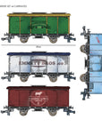 All Aboard Locomotive wall decal set - Rolling Panda