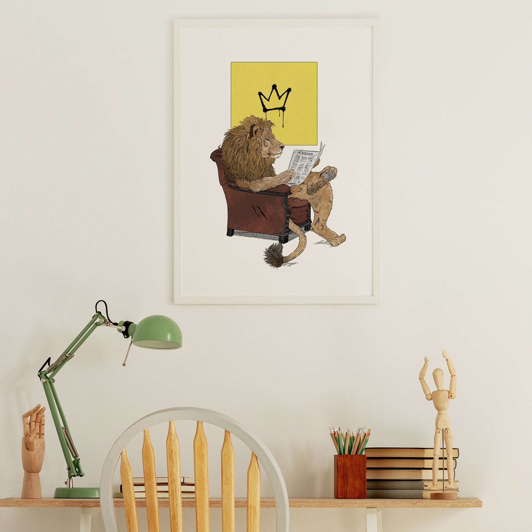 Lion King - Fine Art Print - Rolling Panda