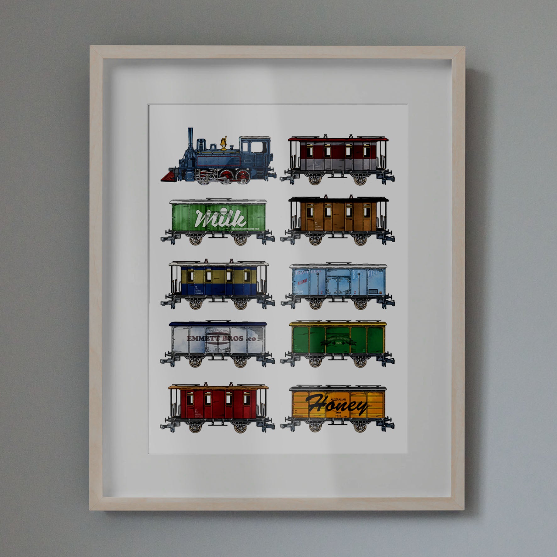 All Aboard - Fine Art Print - Rolling Panda