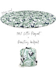 Panda Dreams Cotton Luxury Round Playmat & Bag - Rolling Panda