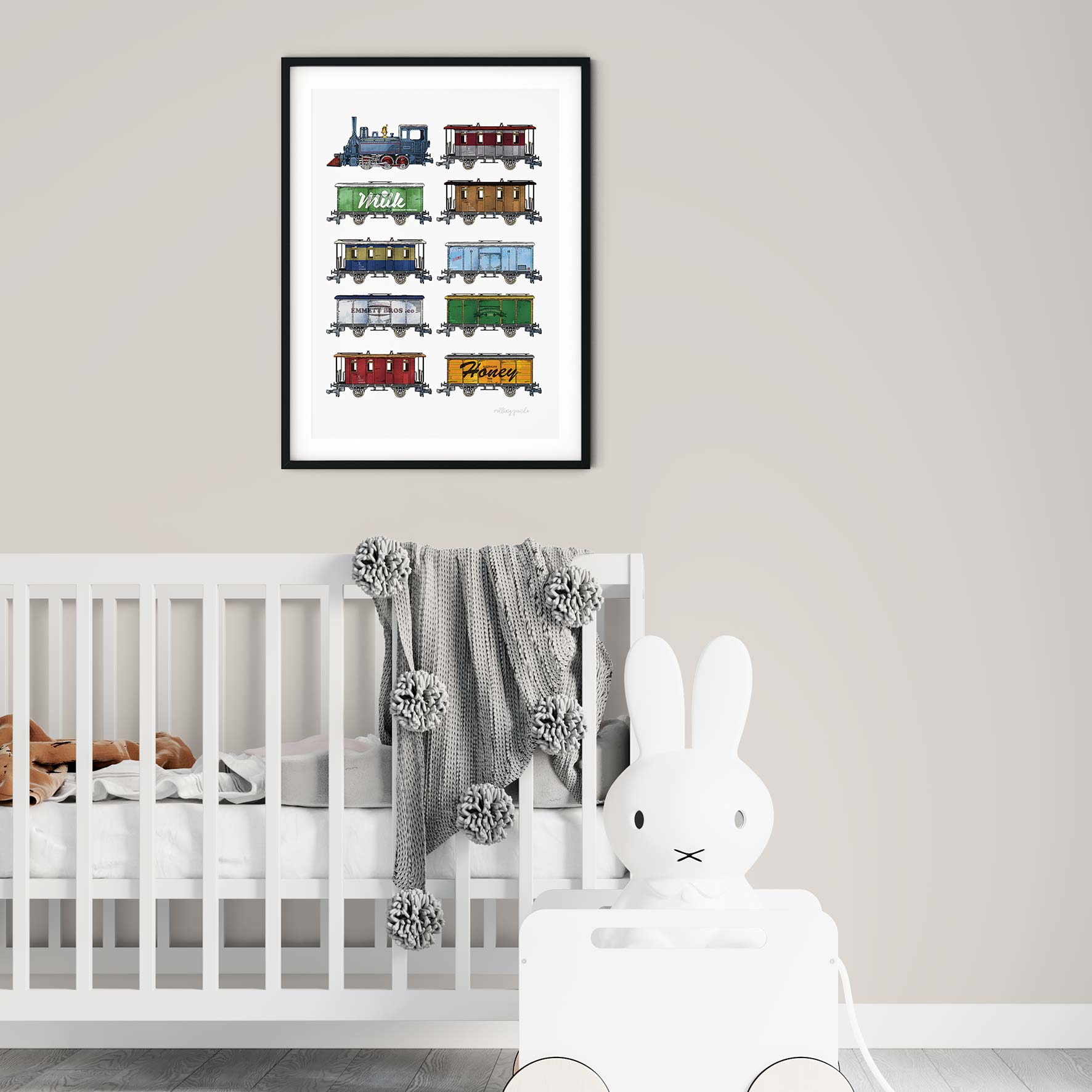 All Aboard - Fine Art Print - Rolling Panda