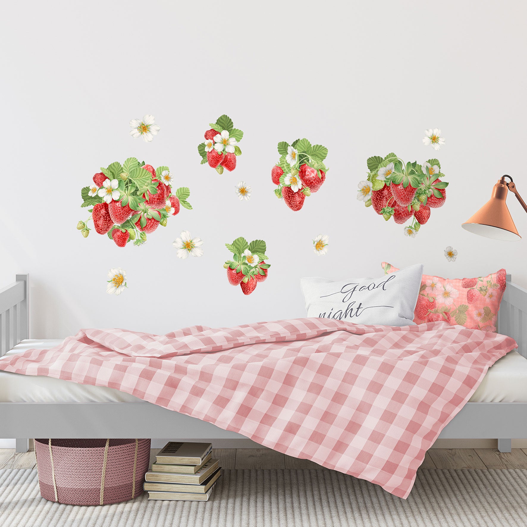 Strawberry Fields wall decal set - Rolling Panda