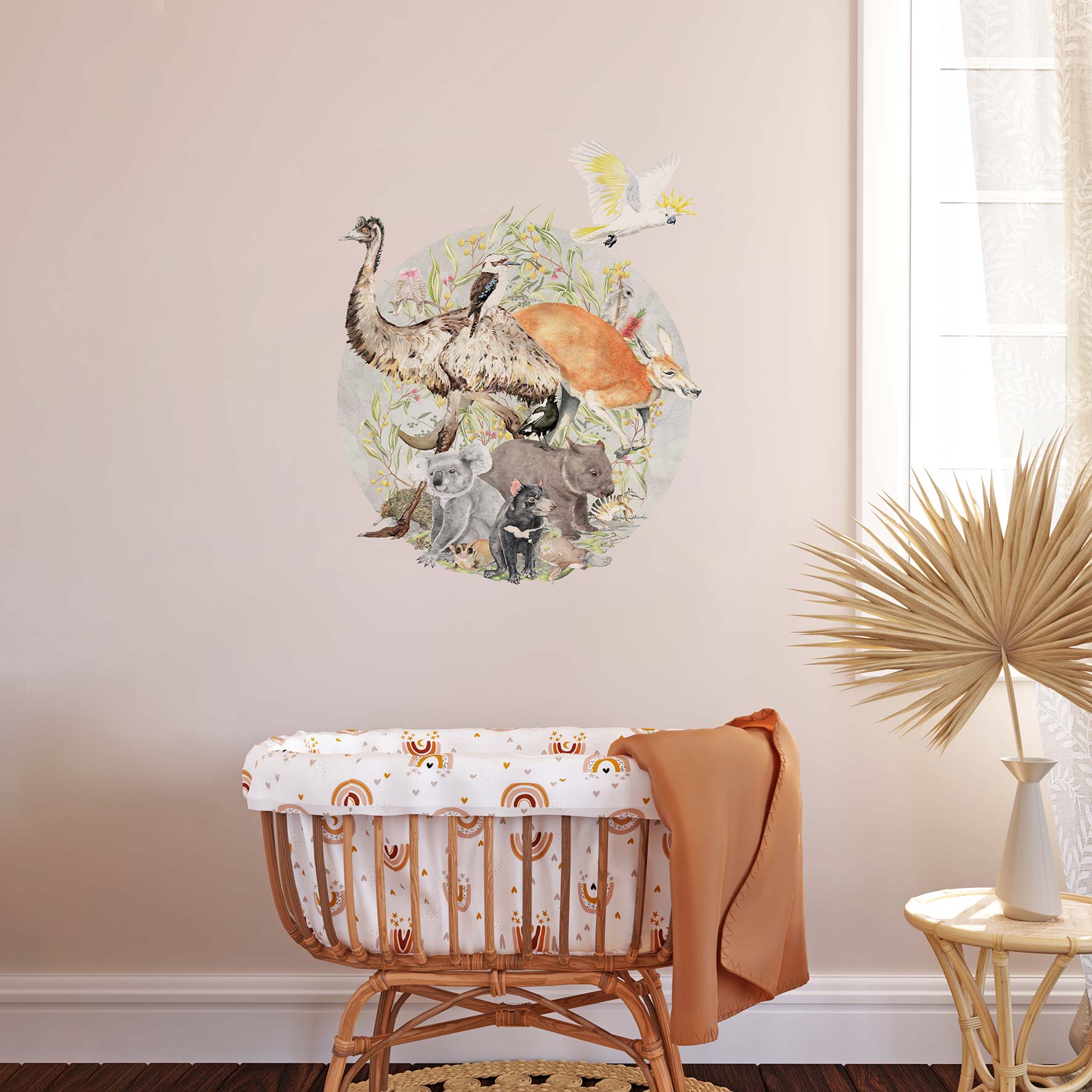 Beauty Rich & Rare Australian Animals wall decal - Rolling Panda